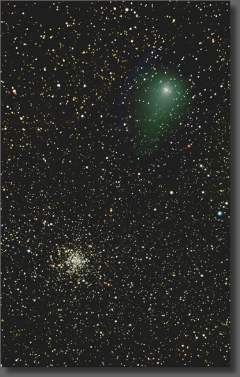 Comet Garradd near M71