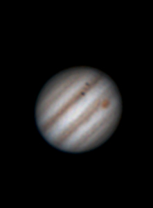 Jupiter during double transit
