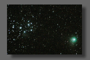 Comet Macholtz near M45