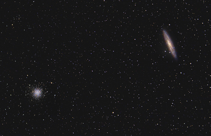 Sculpter Galaxy and NGC 288