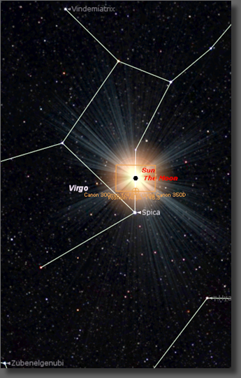 Map showing region of image