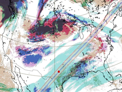 Weather on Eclipse Day, 2024