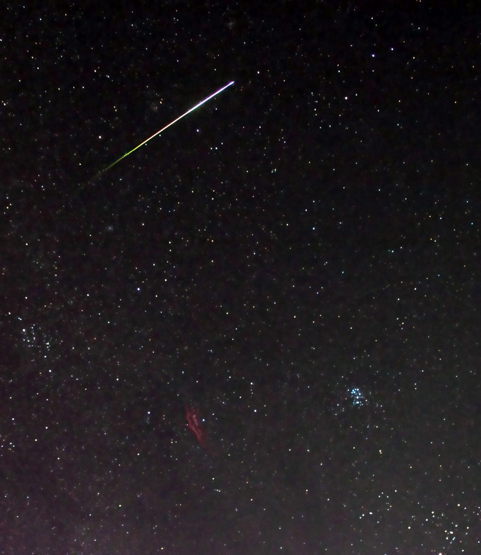 A Bright Perseid Meteor